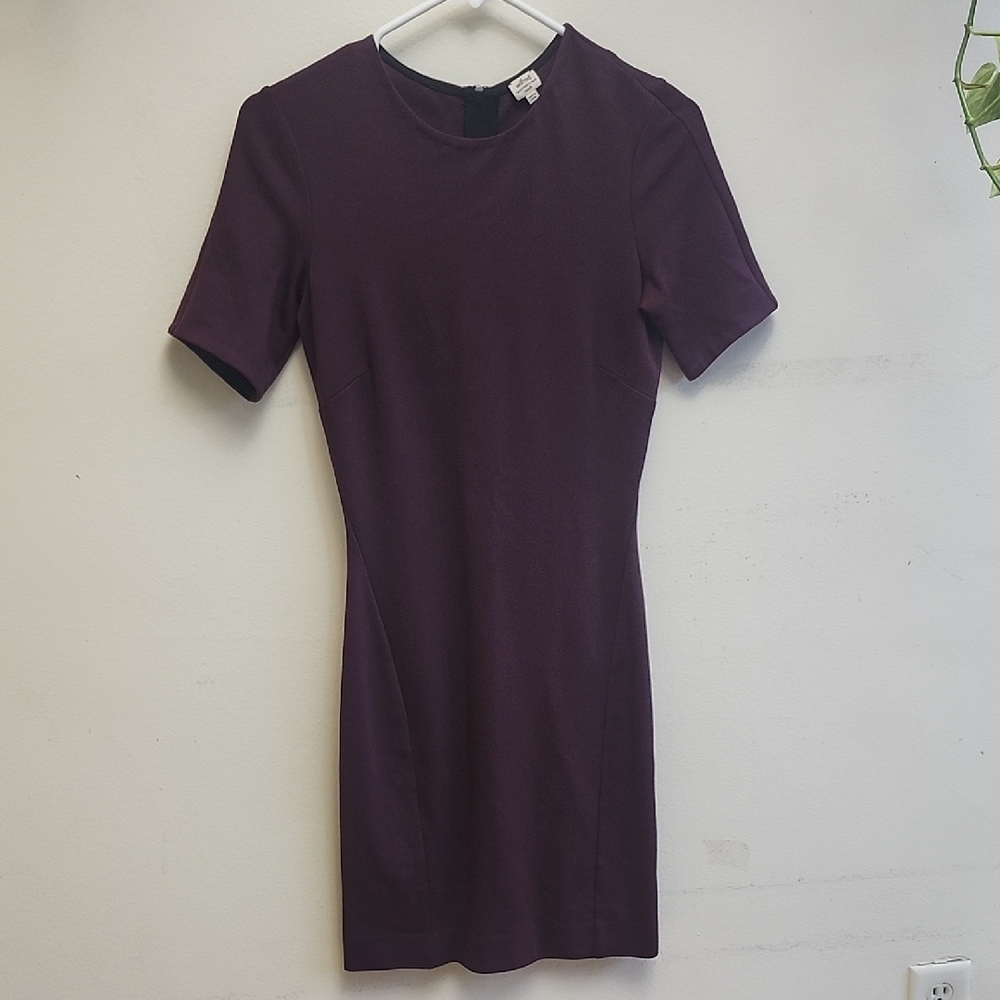 Aritzia Wilfred Burgundy Dress, Small